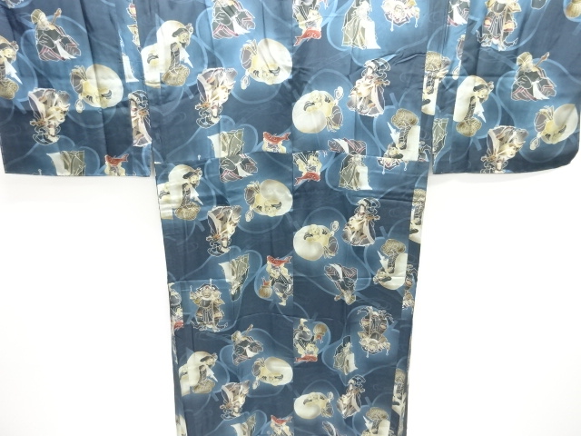 Japanese Kimono / Tsumugi Omeshi Silk